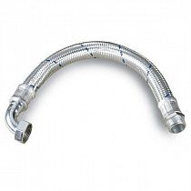 Соединительный шланг Ду-25 80см угловой  на сайте Стройсервис
