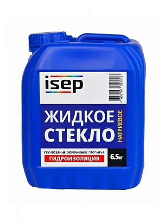 Жидкое стекло 6,5кг ИСЕП-Колор на сайте Стройсервис

