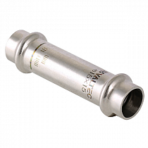 Муфта нерж. сталь надвижная (соединительная) D22 Valtec на сайте Стройсервис
