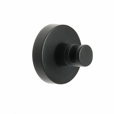 Крючок FIXSEN Comfort black одинарный FX-86005 черный на сайте Стройсервис
