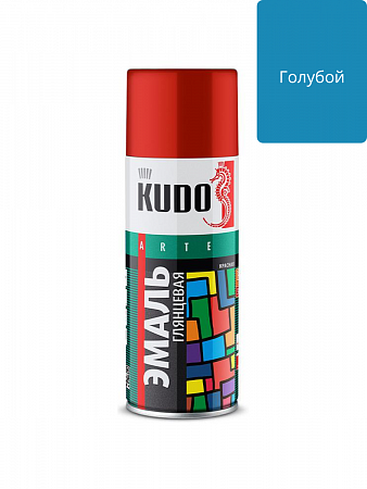 Эмаль алкидная универсальная голубая 520мл KU-1010 KUDO на сайте Стройсервис
