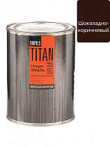 Грунт-эмаль быстросохнущая ОРЕОЛ TITAN матовая шоколадно-коричневая RAL 8017 0.75 л 0.9 кг на сайте Стройсервис
