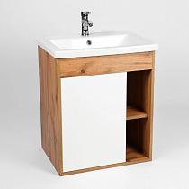 Тумба-умывальник VIANT "Бостон" подвесная 70 белая на сайте Стройсервис
