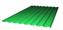 Профилированный поликарбонат зелёный 0,8*1150*2000мм SUNNEX