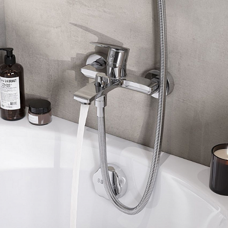 Смеситель для ванны Арма короткий излив, хром WH5A10007C001 Santek