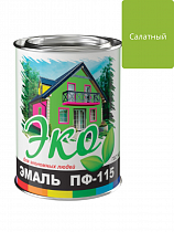 Эмаль ПФ-115 ЭКО салатная фас. 0.8 кг на сайте Стройсервис

