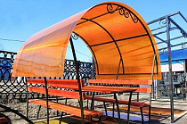 Сотовый поликарбонат оранжевый 4мм*2100*6000 ULTRAMARIN  
