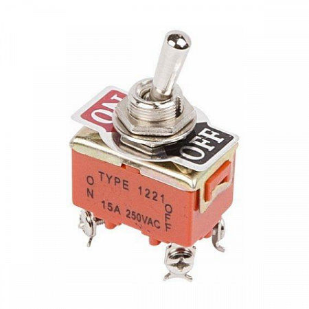 Тумблер 250В 15А (4c) ON-OFF 2п (KN-201) Rexant 36-4130 на сайте Стройсервис
