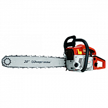 Энергомаш Бензопила БП-52 (2,6кВт/3,5л.с, двигатель 52см3, шина 20"/500мм, цепь 0,325"/1,5мм/76зв., антивибрация; свеча L7RTC, лёгкий старт) (2шт/уп) на сайте Стройсервис
