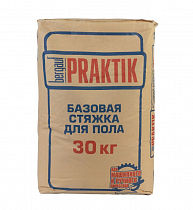 Стяжка базовая  для пола М200 6-80мм 30кг Bergauf Praktik, 1/48  на сайте Стройсервис
