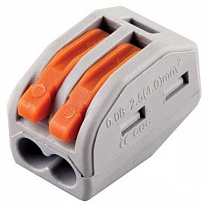 STEKKER клемма СМК с рычагом LD222-412 2х(0,08-4мм2) 250V 32A 32396 на сайте Стройсервис
