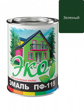 Эмаль ПФ-115 ЭКО зеленая фас. 0.8 кг на сайте Стройсервис
