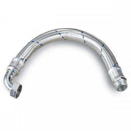 Соединительный шланг Ду-25 100см угловой  на сайте Стройсервис
