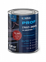 Грунт-эмаль PROF IT 4 в1 быстросохнущая  Оксид красный RAL 3009 0,8кг Лакра на сайте Стройсервис

