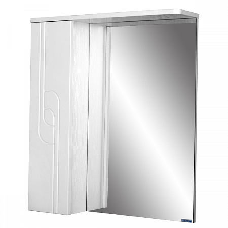 Шкаф-зеркало Лилия 50 левый  АЙСБЕРГ DA2004HZ на сайте Стройсервис
