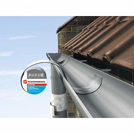 Лента NICOBAND 10см*3м самоклеящаяся серебристая ТЕХНОНИКОЛЬ (3)