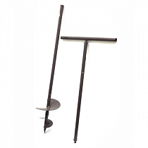 Бур садовый шнековый  ручной 750 мм разборный на сайте Стройсервис
