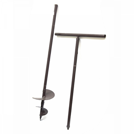 Бур садовый шнековый  ручной 750 мм разборный на сайте Стройсервис
