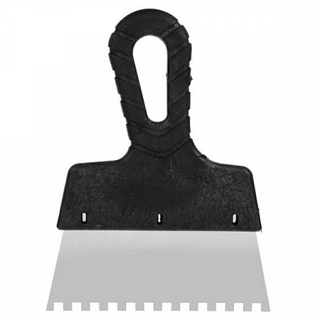 Шпатель малярный зубчатый 150мм (6х6) KORVUS на сайте Стройсервис
