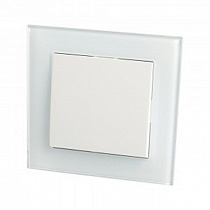 STEKKER Катрин выкл. СУ 1 кл. 10A белый, рамка стекло GLS10-7003-01 39164 на сайте Стройсервис

