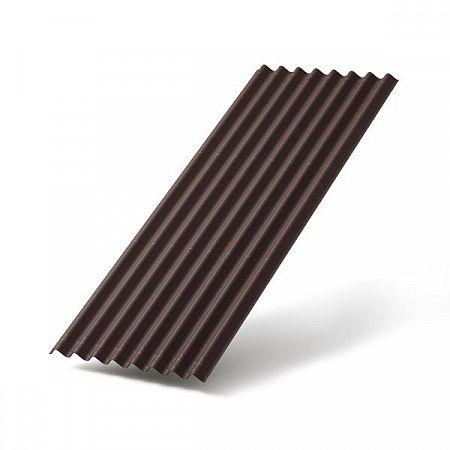 Ондулин SMART коричневый 1950*950*38 (без гвоздей) на сайте Стройсервис
