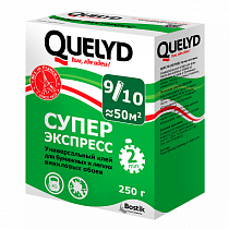 Клей обойный "Супер Экспресс" 250г QUELYD на сайте Стройсервис

