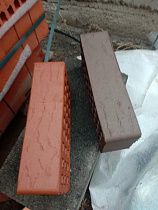 Кирпич 1,0 ЛИЦЕВОЙ ШОКОЛАД накат "Кора дерева" Ревда М-150  250*120*65   на сайте Стройсервис
