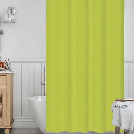 Занавеска для ВК 180*180см салатовый 75 ( Peva) Sanitaryware на сайте Стройсервис
