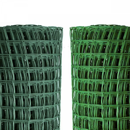 Сетка пл.Заборная решетка  1х20м 83х83мм  хаки/зел. на сайте Стройсервис
