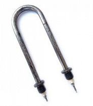 ТЭН 1000Вт L 190 мм - черн. (тип 45А/1,0 р -220 R30ф2 ш 1/2 ) на сайте Стройсервис
