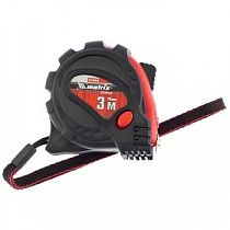 Рулетка  3 м х 16мм Status magnet  3 fixations, обрезиненный корпус, зацеп с магнитом MATRIX на сайте Стройсервис
