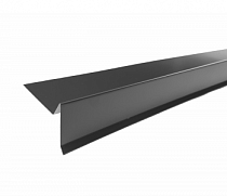 Планка ветровая для гибкой черепицы 90*110*2м RAL7024 Серый графит на сайте Стройсервис
