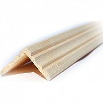 Уголок Сосна наружный  25*25мм*2,0м цельный фигурный сорт А на сайте Стройсервис
