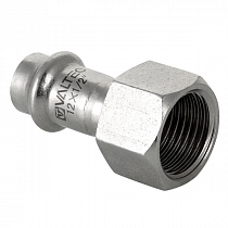 Муфта нерж. сталь D15х1/2" ВР Valtec на сайте Стройсервис
