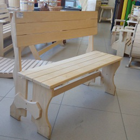 Скамейка из липы 