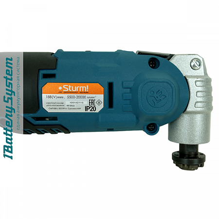 Реноватор аккумуляторный 1BatterySystem CMF1830 (без ЗУ и АКБ) Sturm