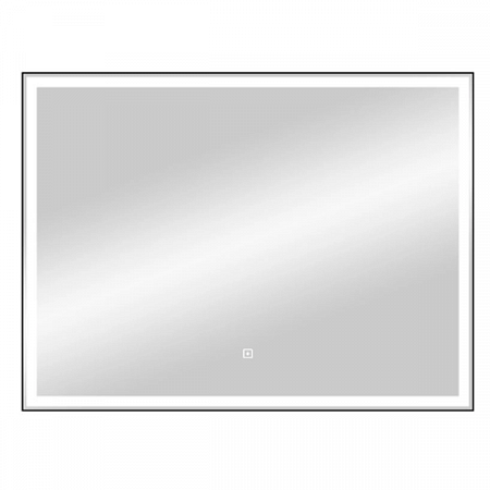 Зеркало Aralia LED 800*600 с сенсором черный алюминевый профиль 3ЛП1126 Агава