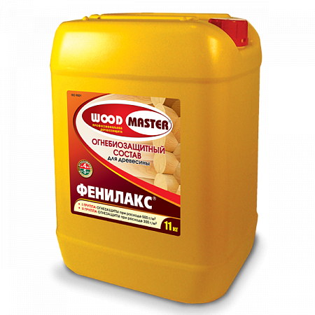 Состав огнебиозащитный Фенилакс 11кг WOODMASTER на сайте Стройсервис
