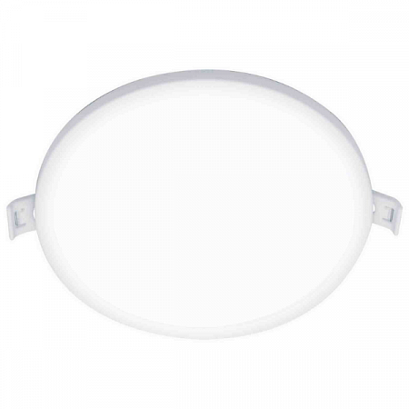 Светильник встраиваемый светодиодный даунлайт (панель) круг 15W 1200lm Ф145/129 встр.драйвер 6500K 6 (1)