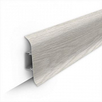 Плинтус напольный с центральным кабель-каналом 70мм 2,2м "Идеал Классик" 230 Дуб айсберг на сайте Стройсервис
