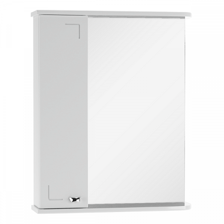 Шкаф-зеркало Классик 55 левый  АЙСБЕРГ DA1050HZ на сайте Стройсервис
