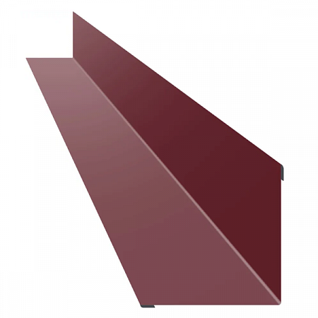 Угол внутренний 50мм*50мм*2м RAL 3005 Красное вино на сайте Стройсервис
