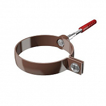 Хомут трубы универсальный коричневый Verat на сайте Стройсервис
