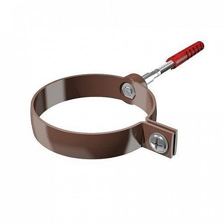 Хомут трубы универсальный коричневый Verat на сайте Стройсервис
