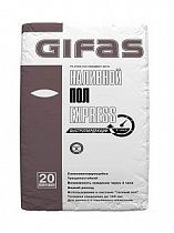 Пол наливной Гифас Экспресс (10-80мм) 20кг / 1п=56шт на сайте Стройсервис
