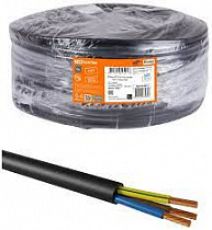 3* 1 КГтп-ХЛ Кабель силовой резиновый (100м) ГОСТ TDM на сайте Стройсервис
