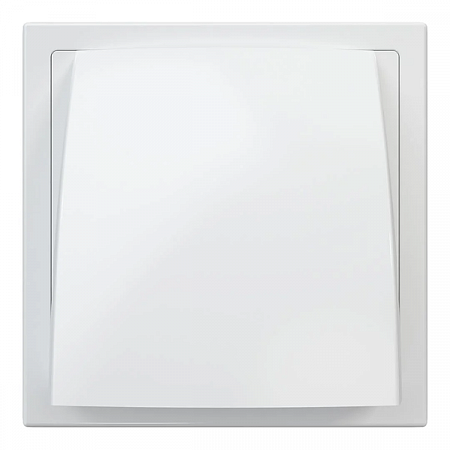 Решетка с обратным клапаном 1515К10ФВ D100 пластик белый ERA