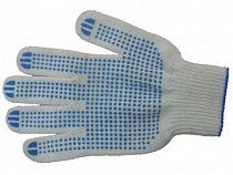 Перчатки х/б 7-нитка с ПВХ (точка) 7,5 кл.вязки на сайте Стройсервис
