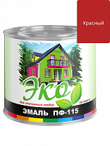 Эмаль ПФ-115 Красная 1,8кг ЭКО на сайте Стройсервис
