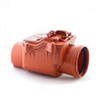 Клапан обратный канализ. наруж. PP-H D110 Flextron на сайте Стройсервис
